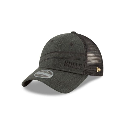 Chicago Bulls Gorra | New Era NBA Trucker Scale 9twenty Adjustable Cap Mexico - Negros